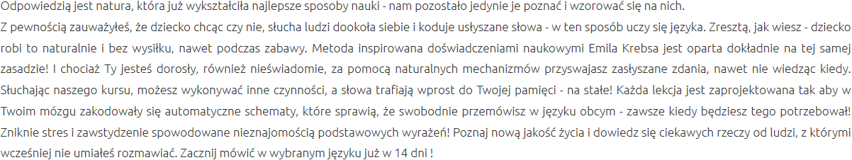 Efektywna Metoda Nauki Opoczno